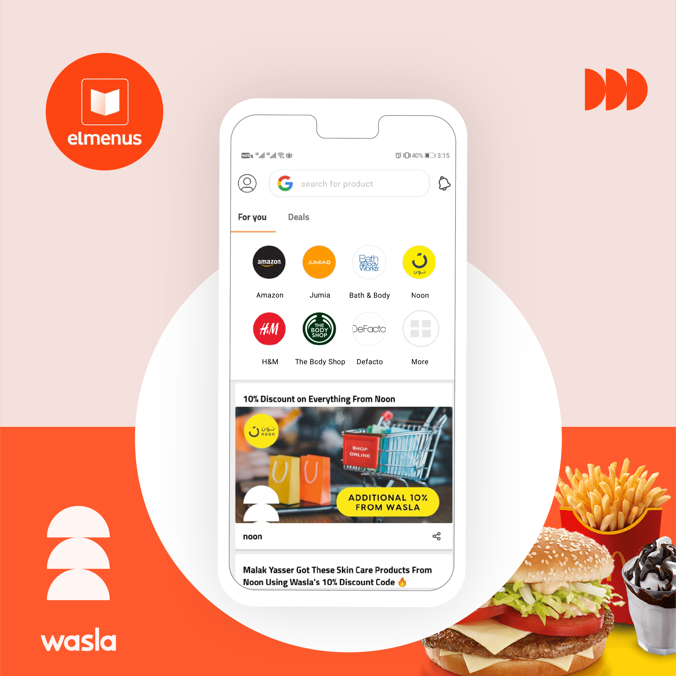 Save 40 EGP on Your First 3 Orders Using Elmenus Promo Code